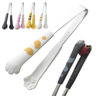 Зажимы для еды в виде кошачьей лапки, щипцы для салата, хлеба, выпечки, десертов, щипцы для еды из нержавеющей стали 430