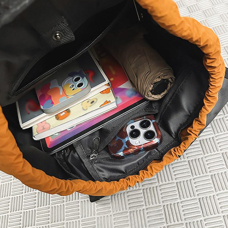 New Workwear Style Large-Capacity Backpack Lightweight Water-Resistant Multi-Pocket Outdoor Travel Backpack