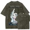 Ghost in the Shell Washed Tshirt NewModel Anime Lover Tshirt Oversized Year round clothing Unisex Streetwear Yk Short Sleeves