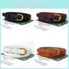 Stylish Pu Skinny Belt For Women With Alloy Buckle For Office Or Casual
