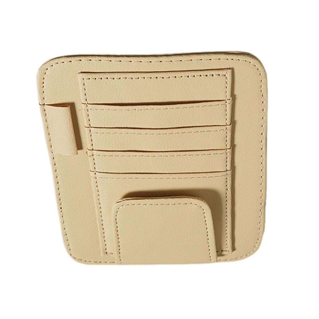 Автомобильные принадлежности, держатель для автомобиля, солнцезащитный козырек, держатель для удостоверения личности, многофункциональный кожаный держатель для ручек, держатель для очков для автомобилей