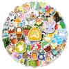 50 Various Small Animal Series Stickers Decorative Stickers Children'S Cartoon Stickers