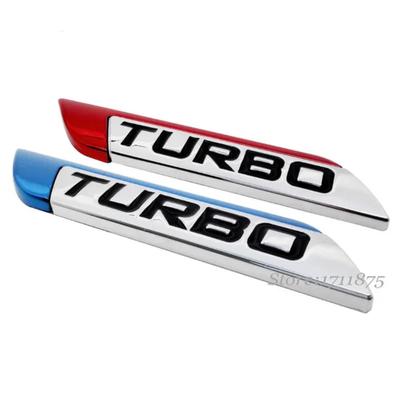 Эмблема Металлические Аксессуары Украшение Для TURBO Логотип Наклейка Значок Наклейка Для Автомобиля