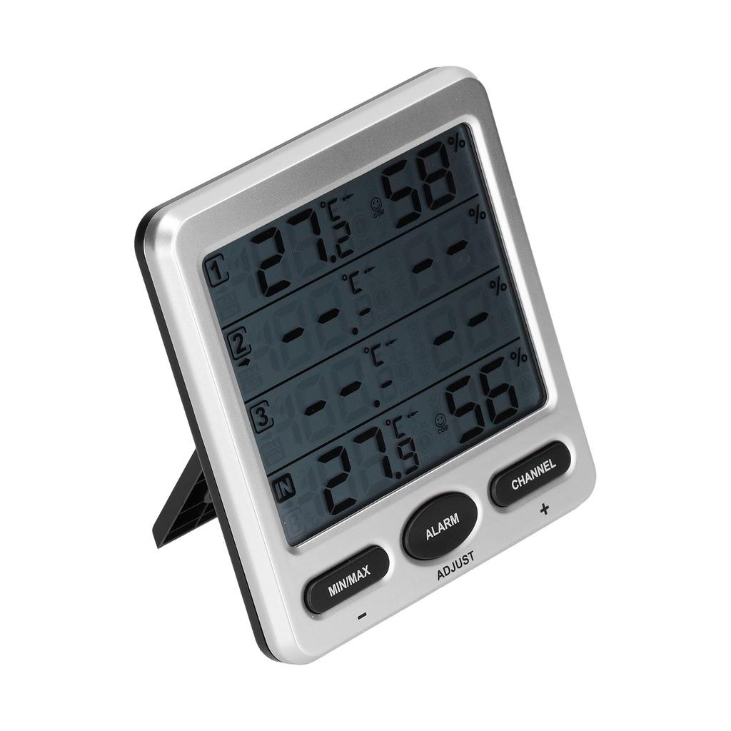 Измеритель влажности и температуры, ЖК-цифровой термометр-гигрометр с 3 дистанционными датчиками TSWS10