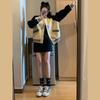 Retro Baseball Uniform Jacket for Women In Spring and Autumn New Style Small Fragrance Korean Loose Versatile Jacket Top