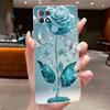 For Oppo A15 CPH2185 Case A15S CPH2179 Clear Fashion Butterfly Flowers Painted Soft TPU Back Cover For Oppo A15 A15S Phone Case