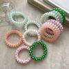 Headwear Sweet Elastic Hair Tie Colorful Telephone Wire Hair Rope  Hair Accessories