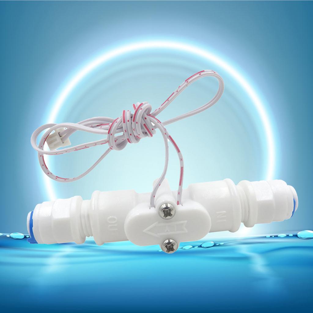 Датчики расхода воды с быстрым соединением 1/4 дюйма, пищевые переключатели, расходомер Холла, счетчик жидкости 0,3-6 л/мин