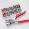 50/100Sets DIY Craft Snap Button Installation Multi-Purpose Hand Pressure Plier  Bag