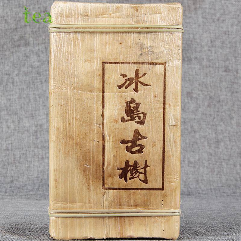 2015 Guhua Suiyue Guhua чистый материал золотой лист пуэр древний чай сырой кирпичный чай 500 г