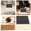 2 Set Wood Mini Chalkboard Signs Place Cards Small Rectangle Blackboard Weddings Parties