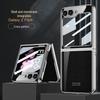 Чехол для складного телефона Samsung Z Flip6: Легкий PC-чехол с гальваническим покрытием и ощущением голого металла GKK