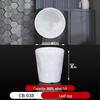 Набор стаканов для воды Dunzhu из меламина с узором «Белый лист» (4-Pack)