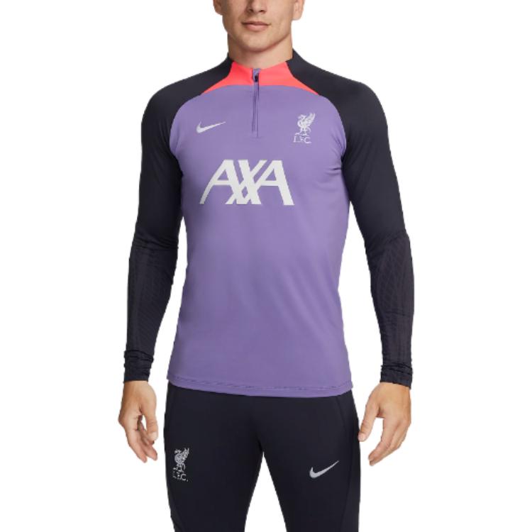 Nike Футболка-футболка в стиле ретро с длинным рукавом, мужская, фиолетовая DZ0843-568
