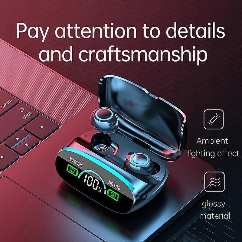 M38 TWS Smart Touch Wireless Headset CVC8.0 Noise Reduction Gaming Headset Bluetooth Sports Headphones