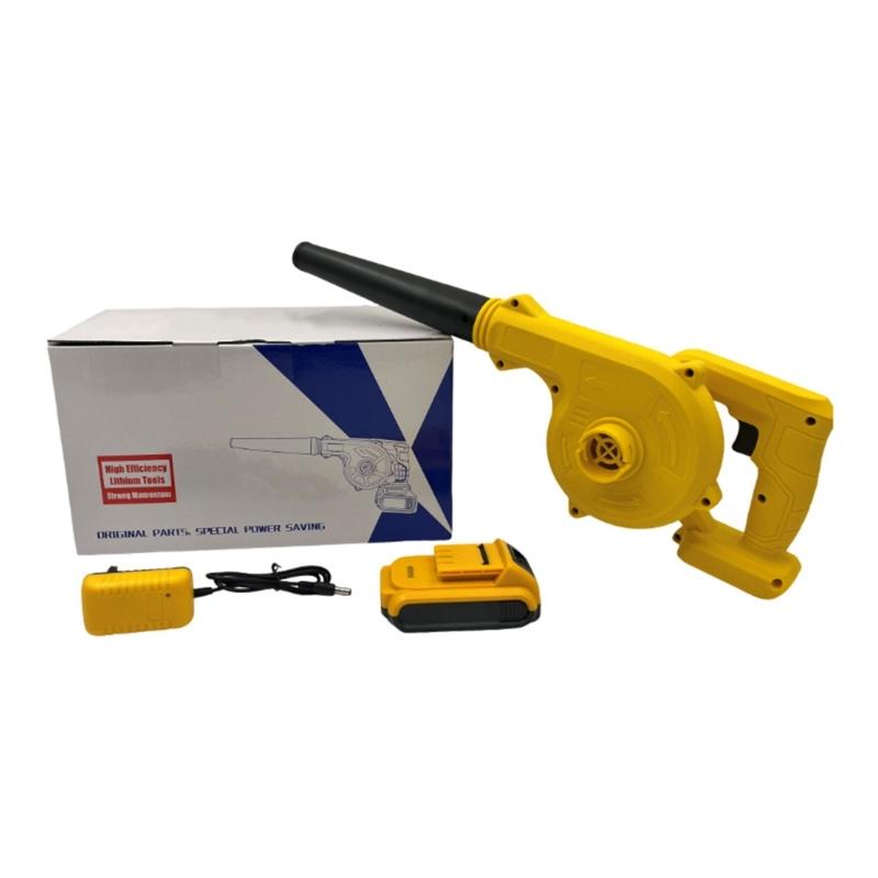 Leaf Blower Cordless Electric Cordless Leaf Blower with Replacement Tips Leaf Blowers for 18V 18650 Battery