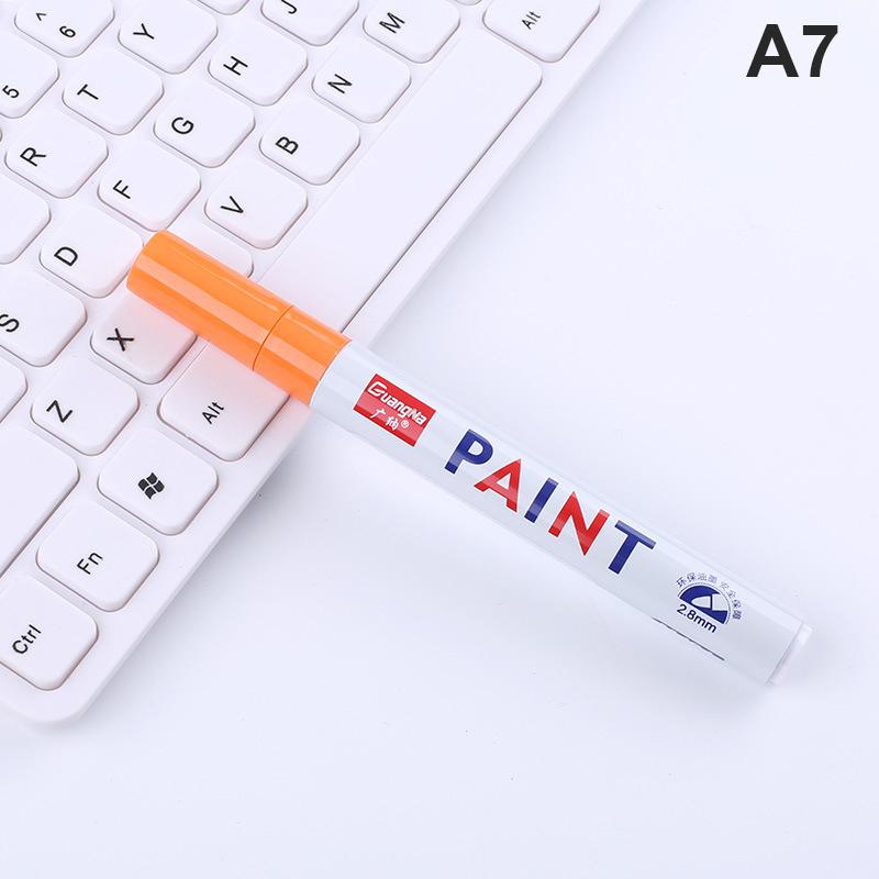 12 цветов, краска-маркер, устойчивая к выцветанию автомобильных шин, протектор шин, компакт-диск, металл, постоянный