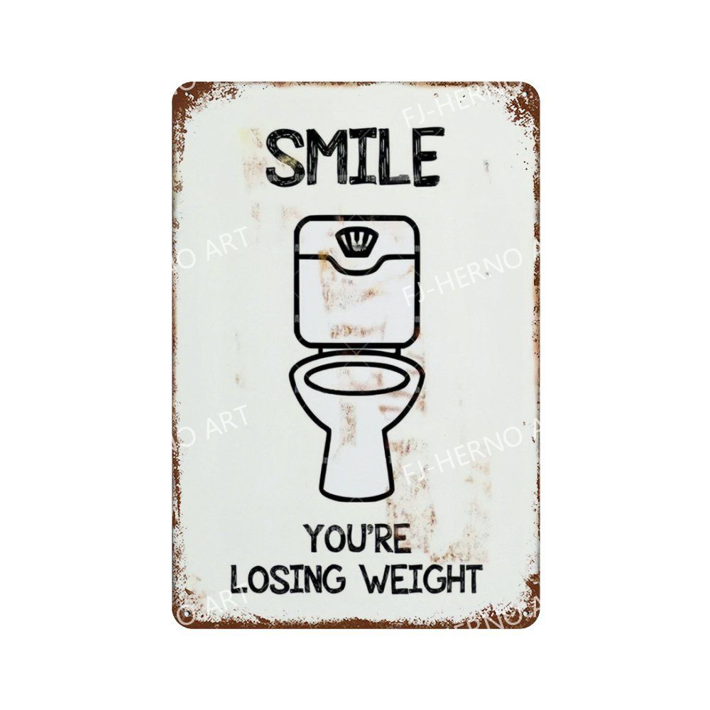 Забавный унитаз, металлическая картина, жестяная вывеска, ретро-картина, винтажная коррозионная доска, кафе-бар, человек, пещера, кинотеатр, декор для ванной комнаты