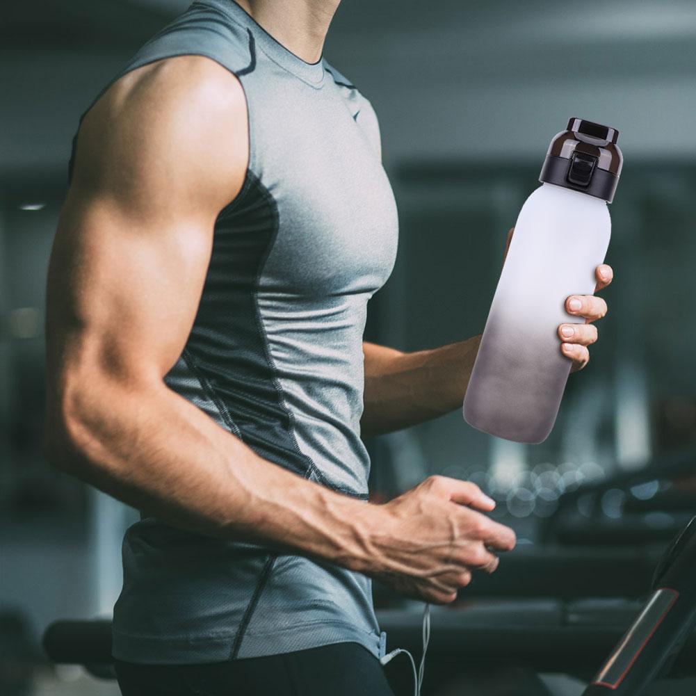 1000ML Air Water Bottle Tritan with 7 Flavour Pods Fruit Fragrance Water Bottle 0% Sugar Water Cup Suitable for Outdoor Sports