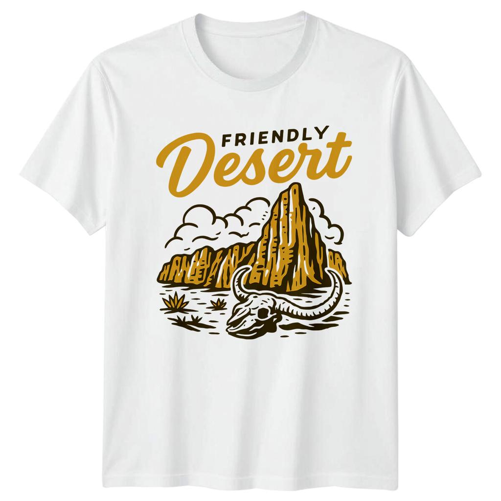Friendly Desert Mountain Range Nature Unisexs TShirt Unisexs Graphic Tee
