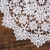 Wedding Lace Round Shape for Kitchen Table Cotton Napkin Embroidery Table Cloth Coasters