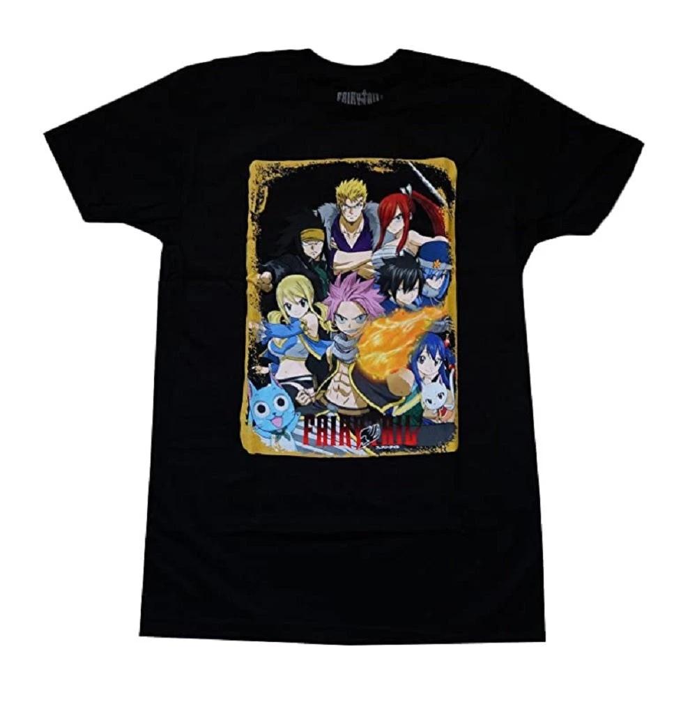 MENS WOMENS Fairy Tail Season 7 Guild Heroes Group Anime Adult T-Shirt