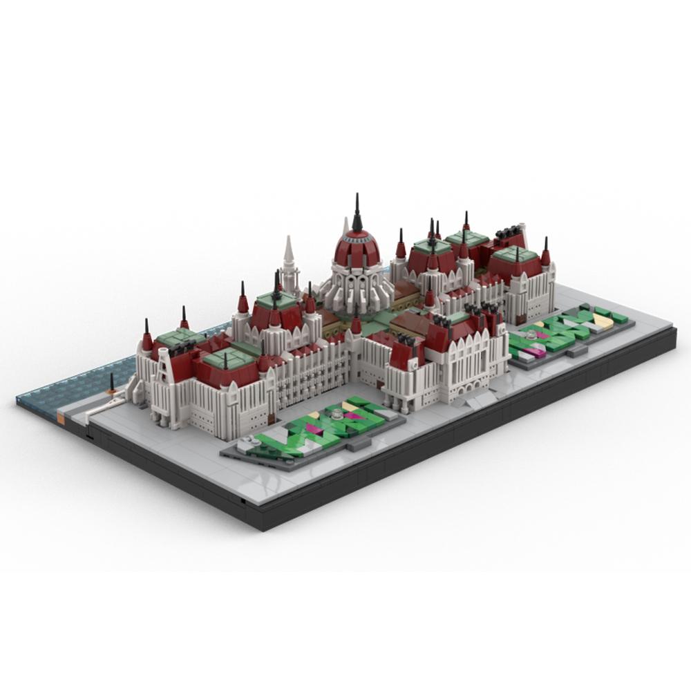 3295 деталей MOC Знаковое здание Капитолий 1:800 Строительных Блоков Модель DIY Модульный Дом Сборка Игрушка Взрослый Коллекционный Подарок