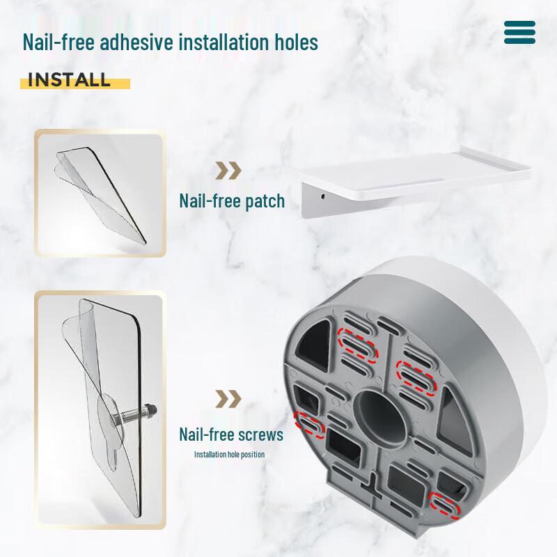 Morton Wall-Mounted Jumbo Roll Toilet Paper Holder