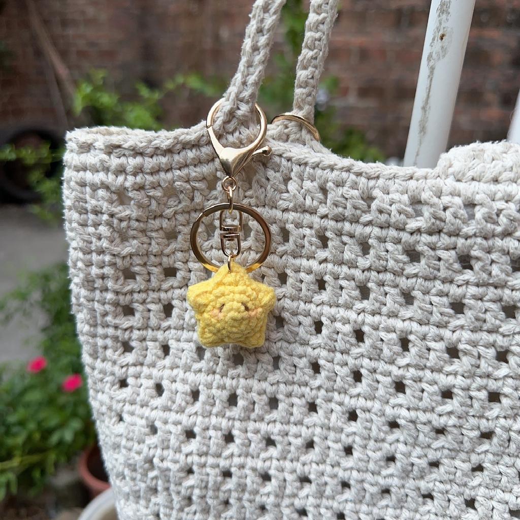 Wholesale Crochet Pendant Cartoon Little Star High Quality Cotton Thread Hand DIY Decorative Gift Clothing Decoration Cute Stars