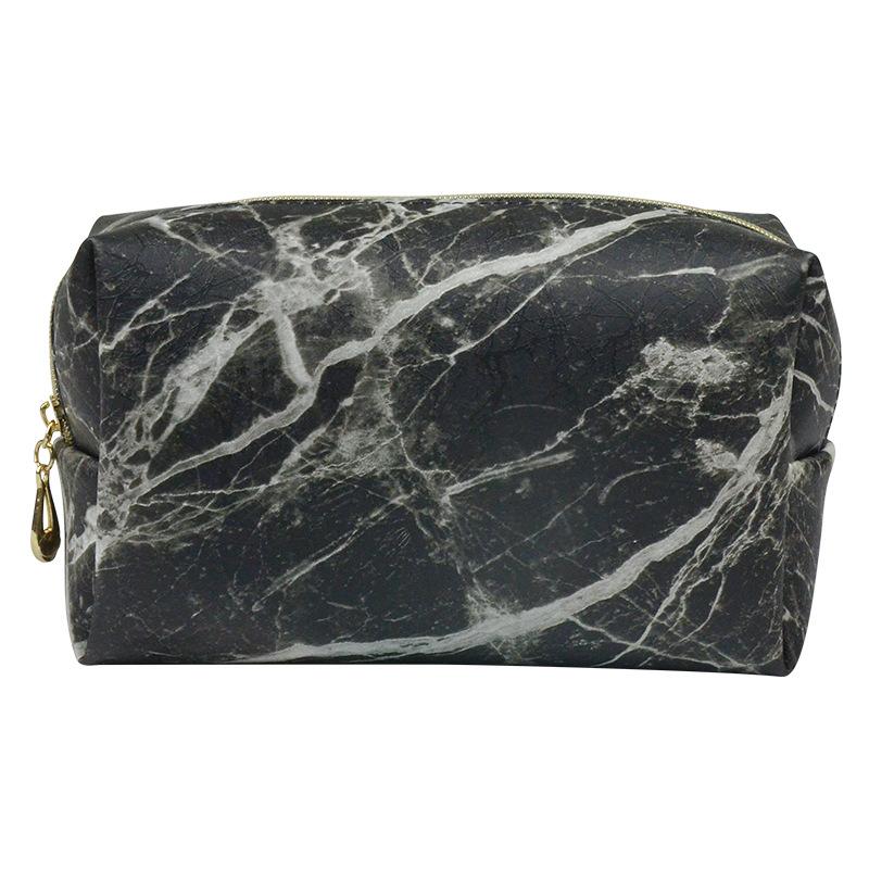 Travel Makeup Bag Portable Outdoor Storage Bag Wash Bag, Small Size PU Waterproof Shell Makeup Bag