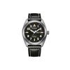 Мужские аналоговые часы Citizen Eco-Drive с кожаным ремешком, BM8560-29E, Черный/Белый, Современные
