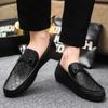 Модные мужские лоферы из натуральной кожи класса люкс итальянского бренда, дышащие, слипоны, мужские туфли для вождения, мужская повседневная обувь, мокасины, Chaussure Homme