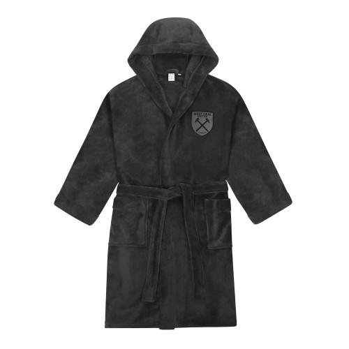 West Ham United FC Mens Crest Fleece Dressing Gown