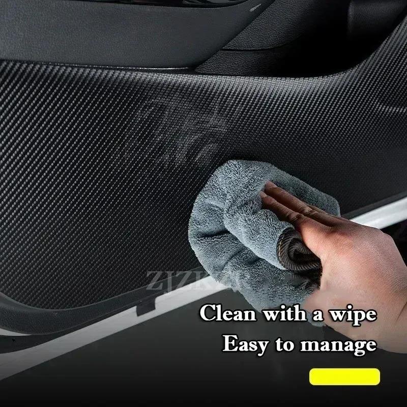 For Mercedes-Benz Smart #3 -2025 Car Door Anti Kick Pad Protection Film Protector Stickers Carbon Trim Interior Accessories