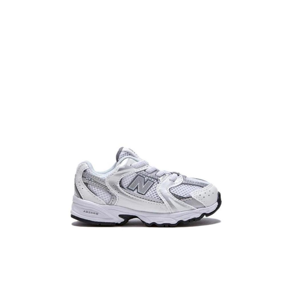 New Balance 530 Шнуровка Малыш Белый Серебристый Металлик IZ530AD