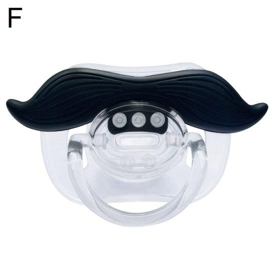 Забавная борода, усы, детская силиконовая соска-пустышка-пустышка для соски