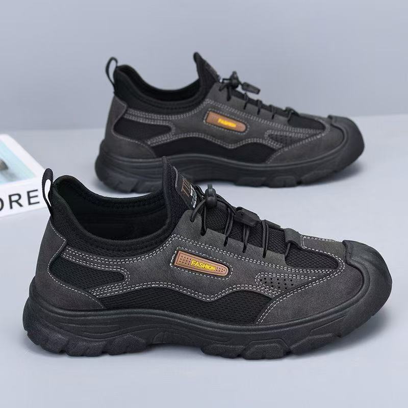 New spring breathable comfortable versatile soft-soled mountaineering shoes men's outdoor walking shoes casual shoes