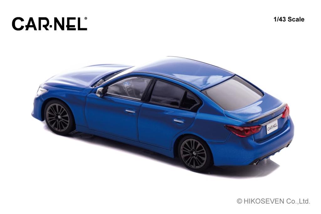 Hiko Seven Nissan Skyline 400R Limited 2026 Wangan Blue Готовая модель CN432601 (КАРНЕЛ) 1/43 (V37)