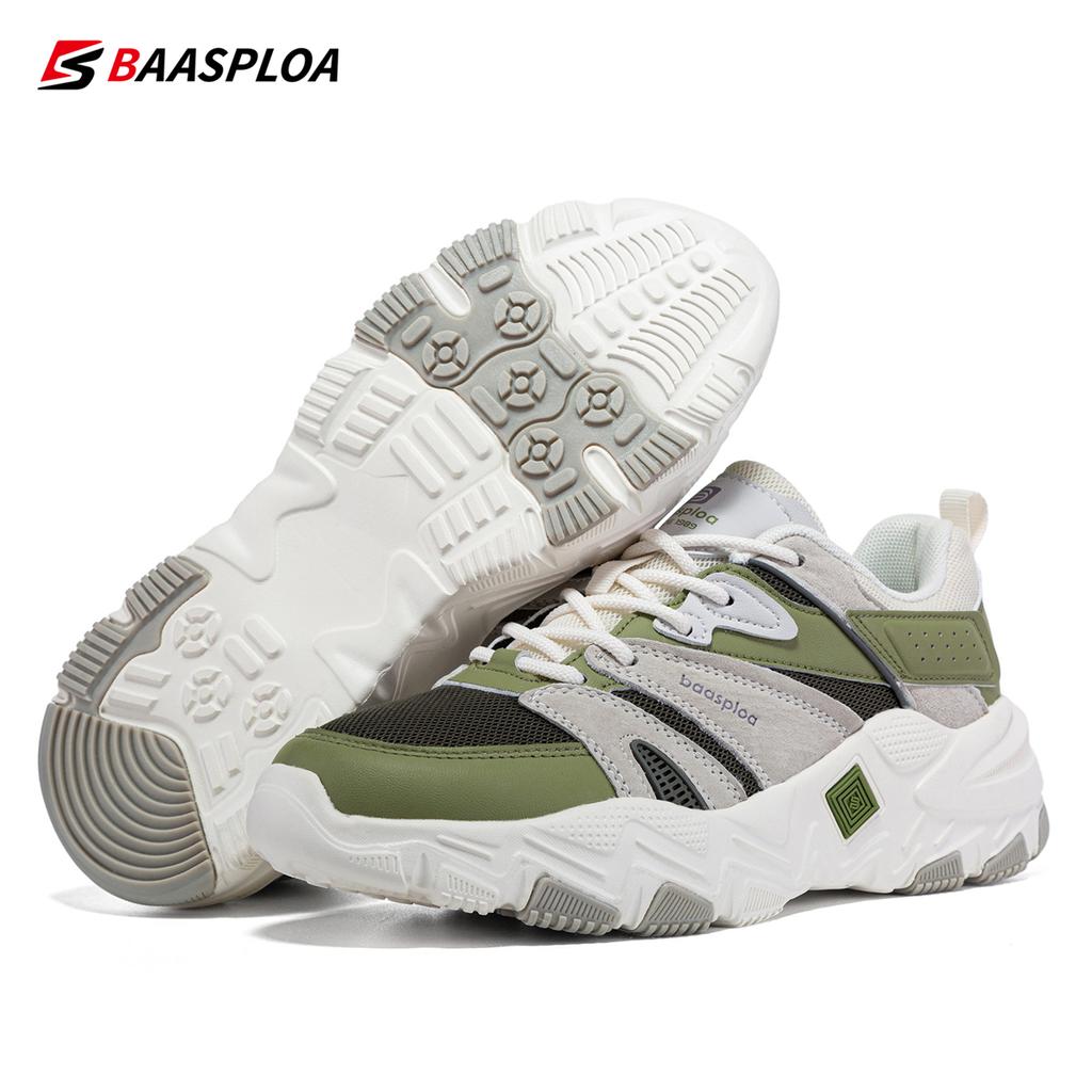 BAASPLOA Women Shoes Mesh Surface Breathable Casual Sports Shoes Light Comfort Non-Slip Outdoor Sports Tennis Shoes Fashion Women Brand Walking Shoes