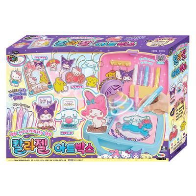 [Mimi World Official] Sanrio Characters Color Gel Art Box, популярные корейские игрушки-персонажи
