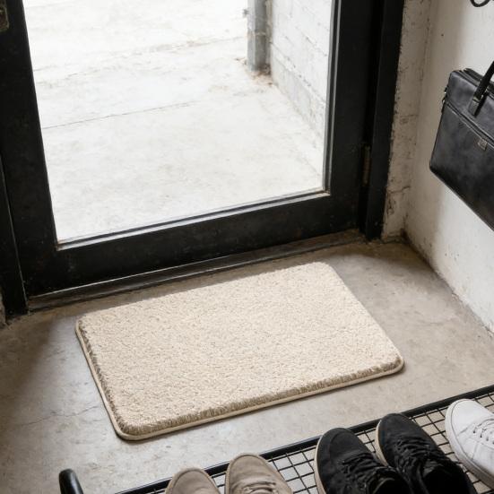 Коврик для пола Машинная стирка Толстый Плюшевый Коврик для ванной Супервпитывающий Быстросохнущий Мягкий Нескользящий Коврик для душа