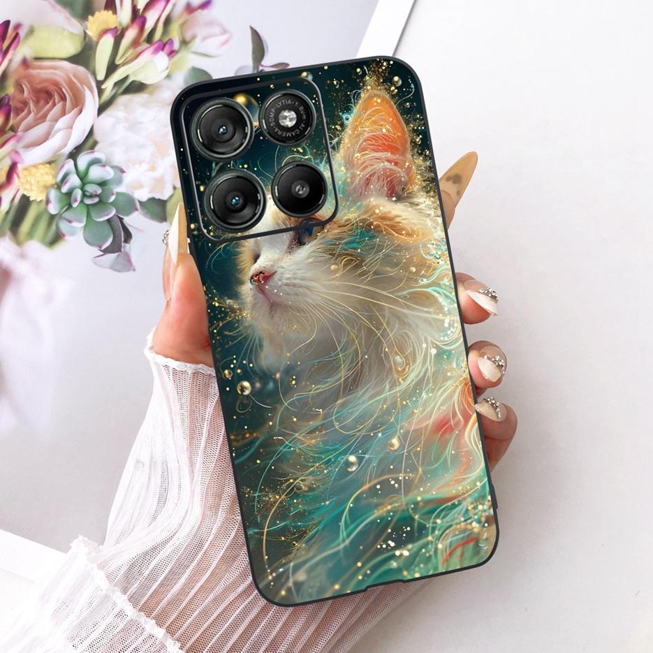 Чехол для Motorola Moto G67 Moto G77 XT2621-2 Милый Чехол с Рисунком Сердечка Любви Мягкий Силиконовый Чехол для Motorola G77 G 67 MotoG67 Сумки