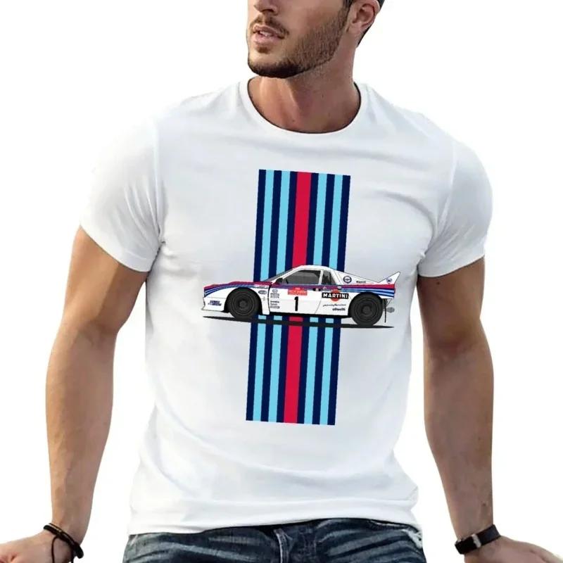 Lancia 037 Henri Toivonen 1985 Print T-Shirt Men Women Short Sleeve Streetwear Men's T-Shirt Top 2026 Summer New Clothing Y2K