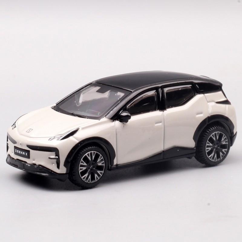 1:64 ZEEKR X ZEEKR 009 ZEEKR 001 Car Model ZEEKER 001 Car Metal Alloy Model Toy Car For Kid Gifts Collection Display box