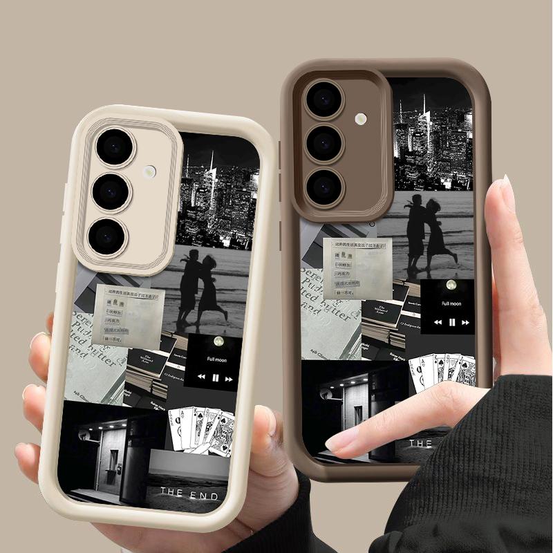 Чехол с принтом «Повседневная жизнь» ударопрочный для Samsung S25 S24 FE S26 S23 Ultra S22 A16 A55 A35 A15 A54 A27 A26 A36 A56 A17 A37 A57 5G Мягкий силиконовый чехол для телефона