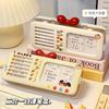 2-in-1 Check-in Timer Pencil Case Multifunctional Stationery Box for Elementary Girls 2025 New