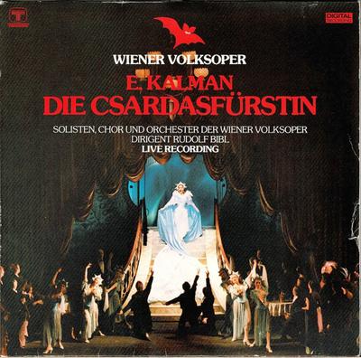 Виниловая пластинка EMMERICH KLMN SOLISTEN DER WIEN Die Csardasfrstin 628661 Teletheater Pro 1985 Германия Классика Б/у
