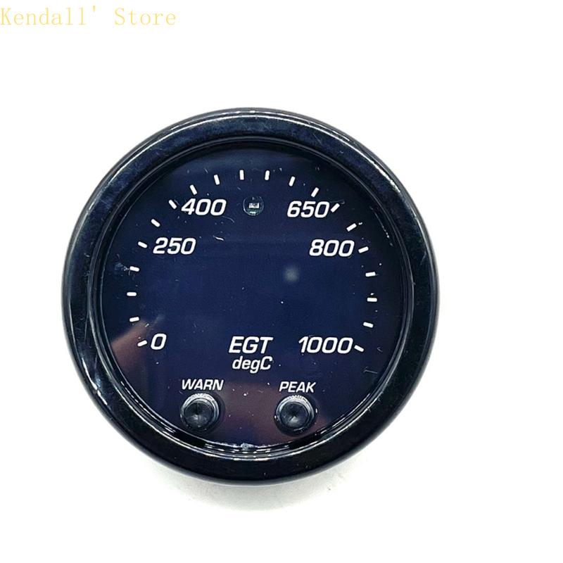3XUB Exhaust Gas Temperature Meter 52mm EGT Probe with Wiring Harness and Install Hardware for Car Motorcycle Tuning