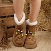 TUINANLE Winter Snow Boots Women Warm Shoes with Cotton Lining Colorful Girls Ankle Boots
