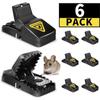 6Pcs Mouse Traps Rat Mice Rodent Killer Snap Trap Reusable Heavy Duty Pest Trap